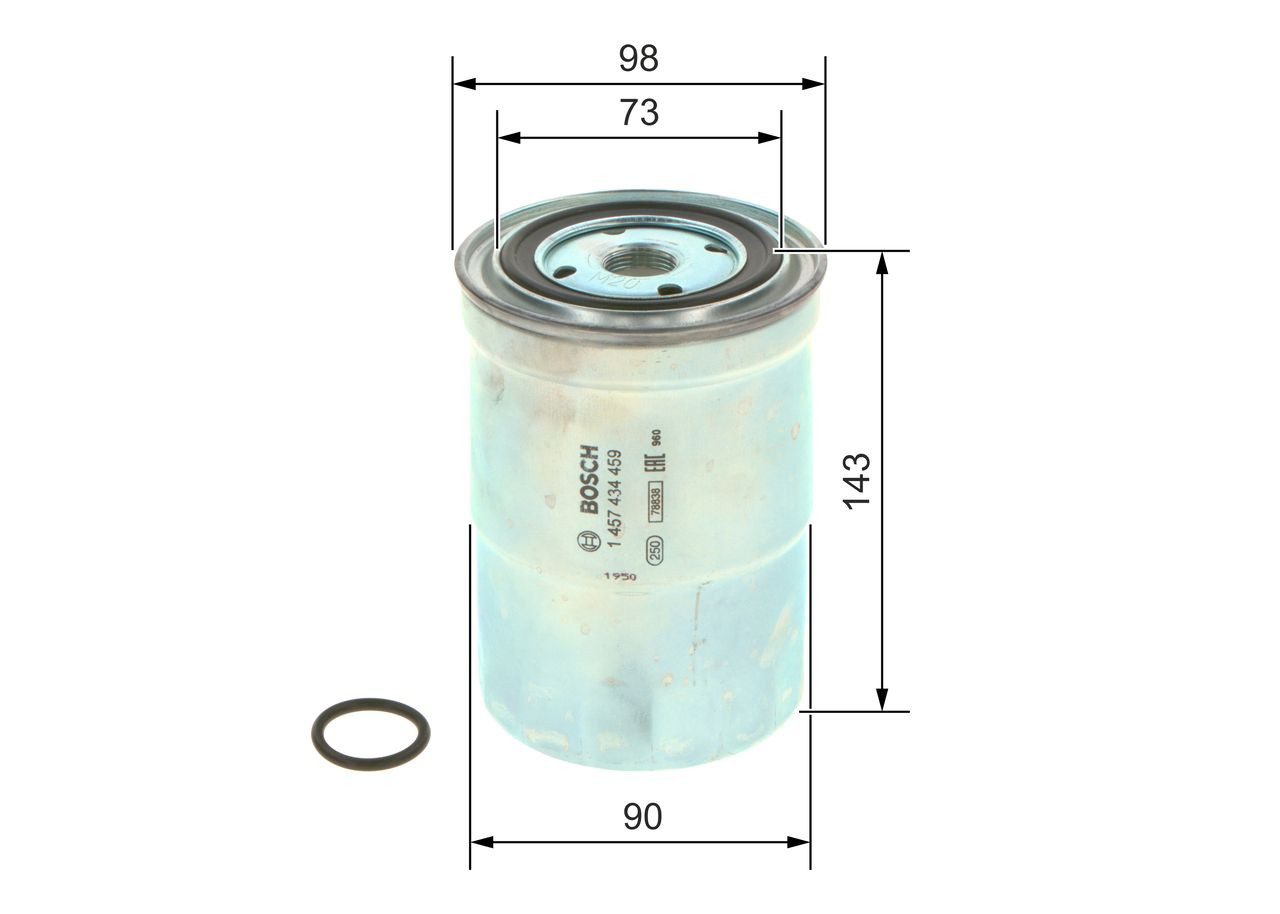 Compre 1457434459 Bosch Filtro de combustível