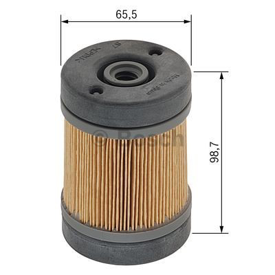 1457436006 Bosch Filtro de partículas do sistema dos gases de escape