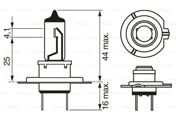 Lâmpada halógena Bosch 1987302075 preço, a partir de 5,29 USD