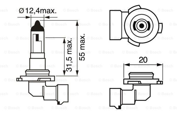 Lâmpada 1987302083 Bosch
