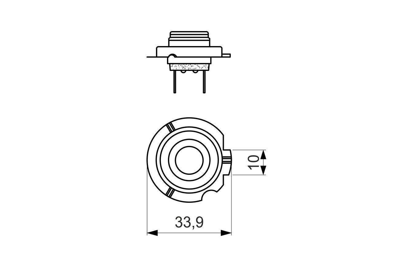 H1812V Magneti Marelli Lâmpada de painel (de painel de dispositivos)
