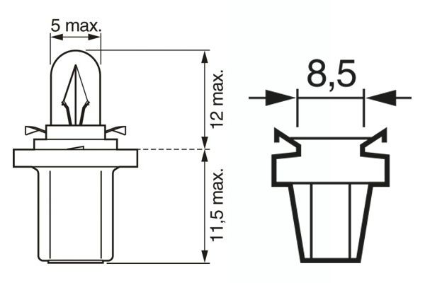 Compre 1987302219 Bosch Lâmpada
