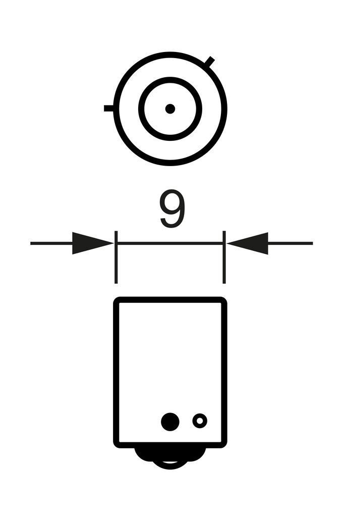 Lâmpada das luzes de nevoeiro 1987302264 Bosch