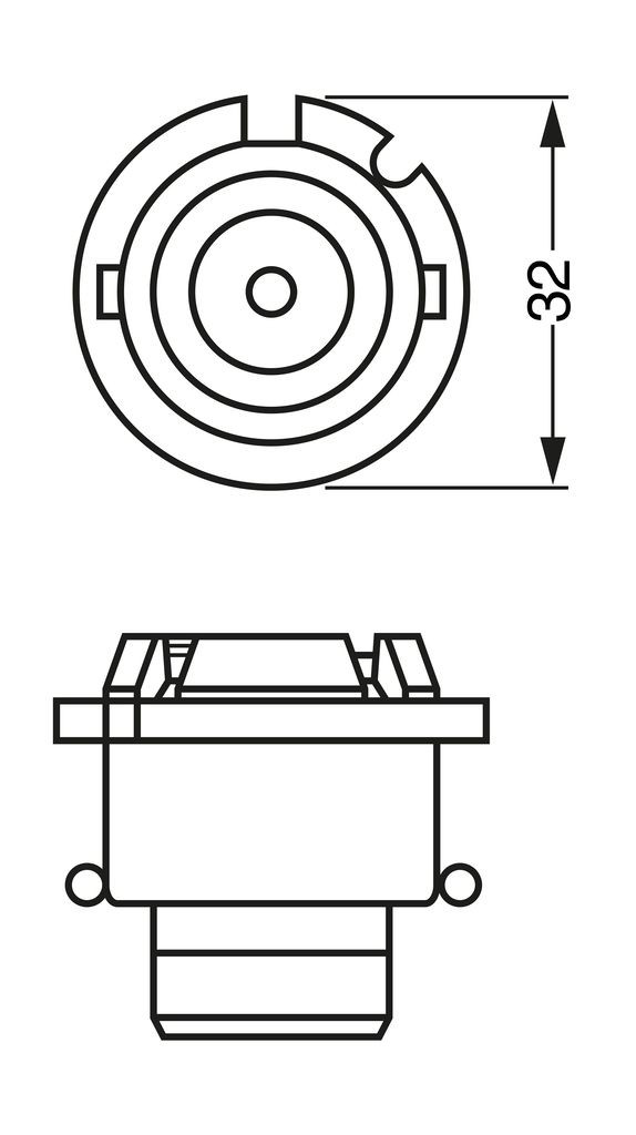 Lâmpada de xénon 1987302852 Bosch