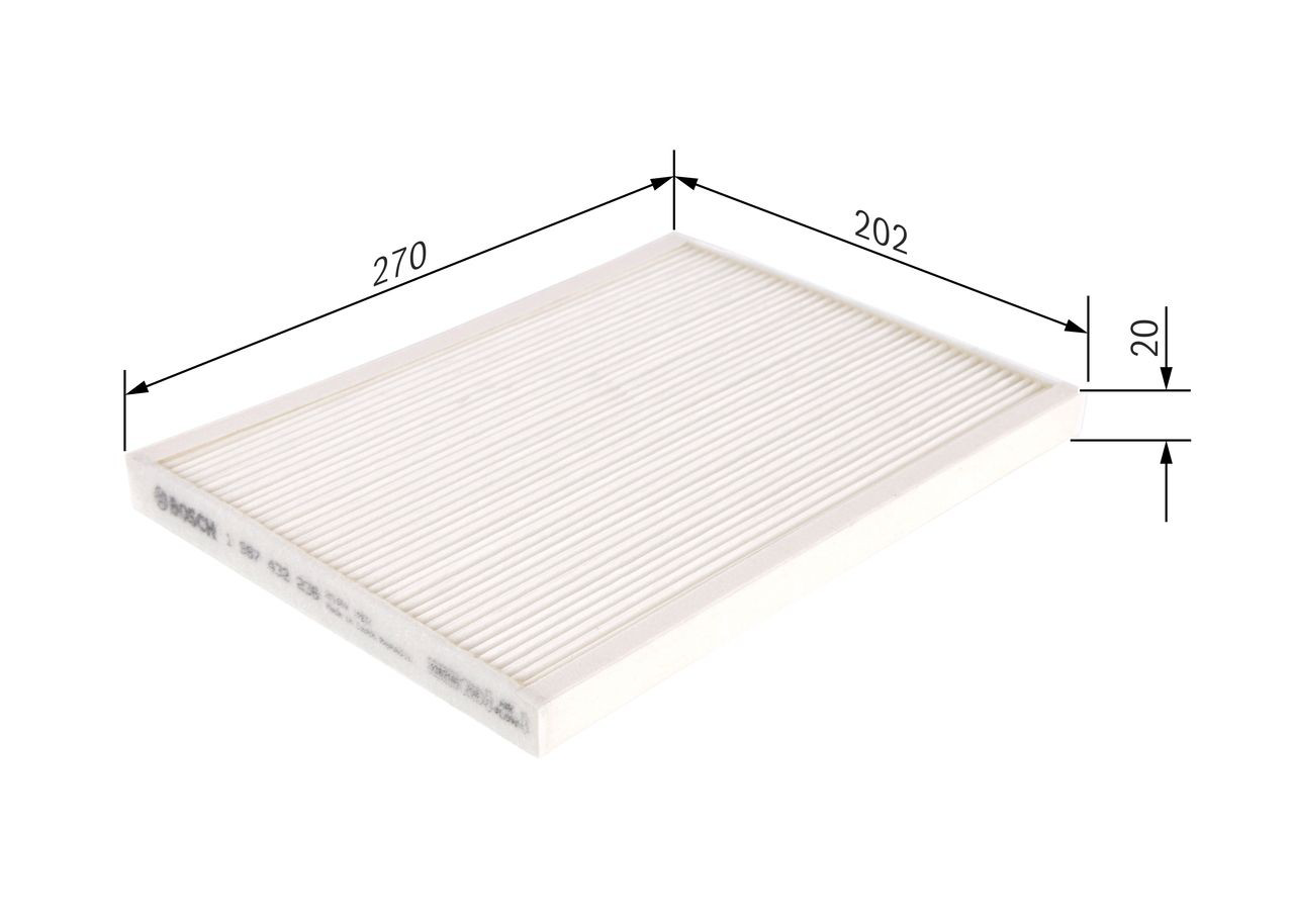 Filtro de salão 1987432236 Bosch