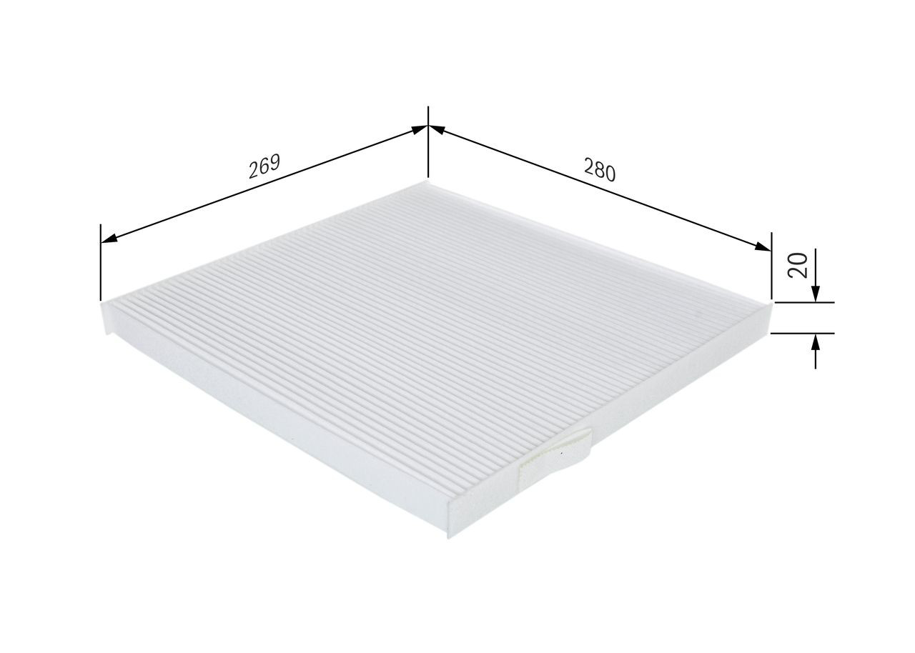 Filtro de salão Bosch 1987432237