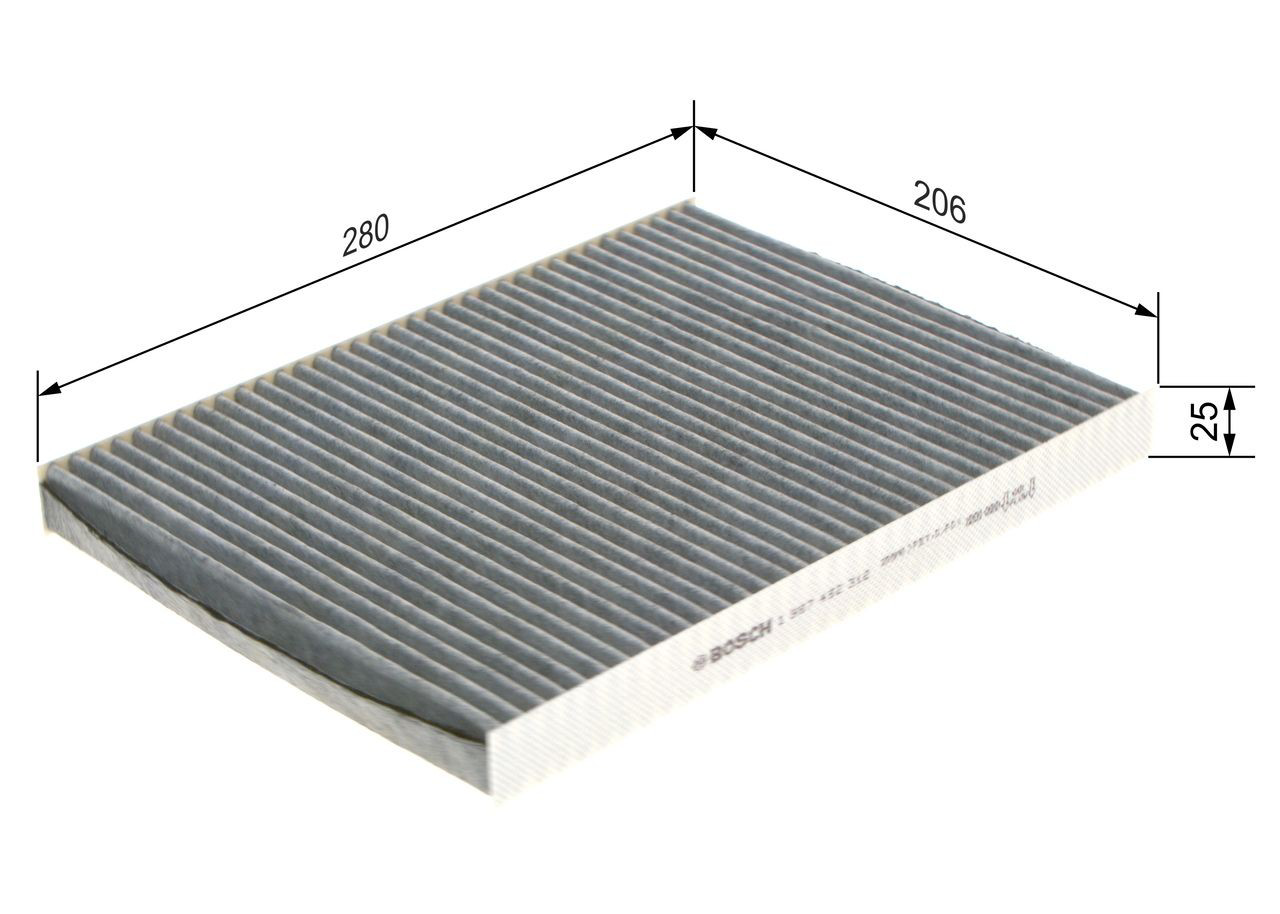 Filtro de salão 1987432312 Bosch