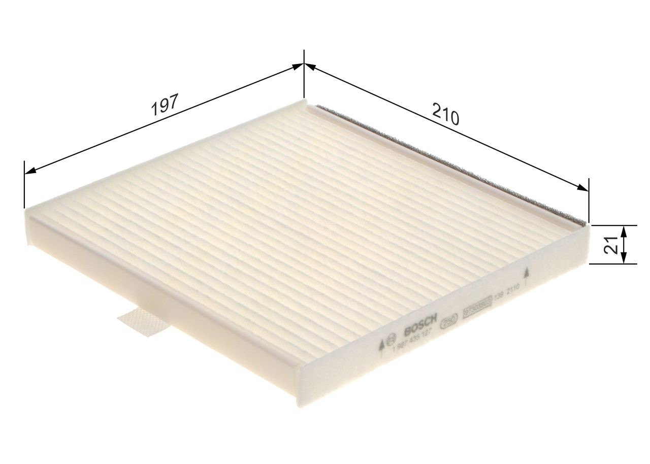 Filtro de salão 1987435127 Bosch