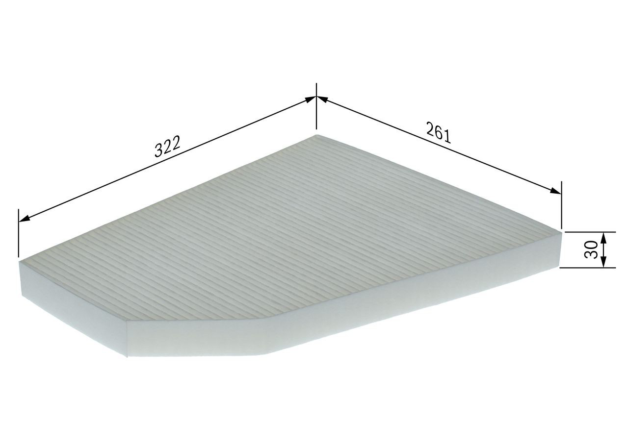 Filtro de salão 1987435152 Bosch