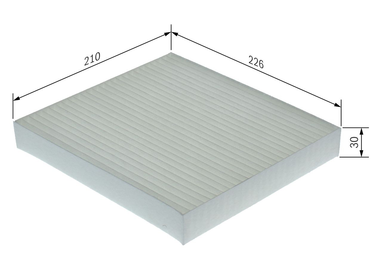 Filtro de salão Bosch 1987435160 preço, a partir de 14,02 USD