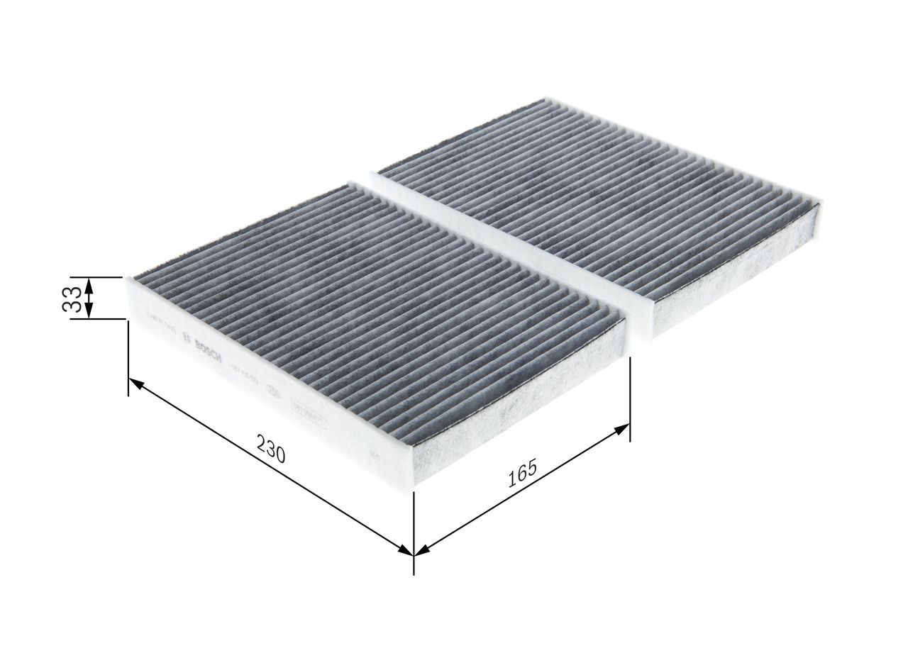 Filtro de salão Bosch 1987435578 preço, a partir de 67,68 USD