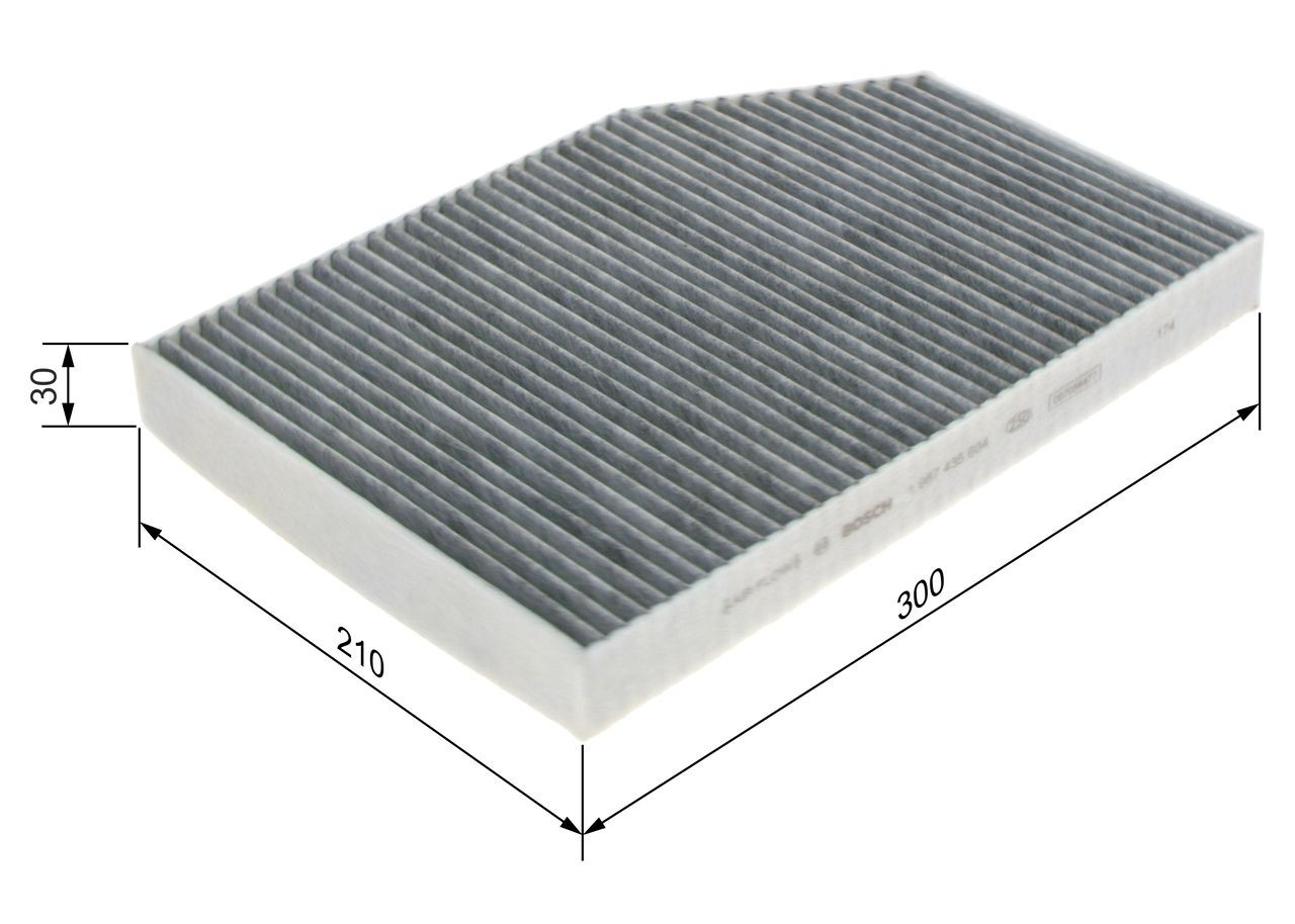 Filtro de salão Bosch 1987435604