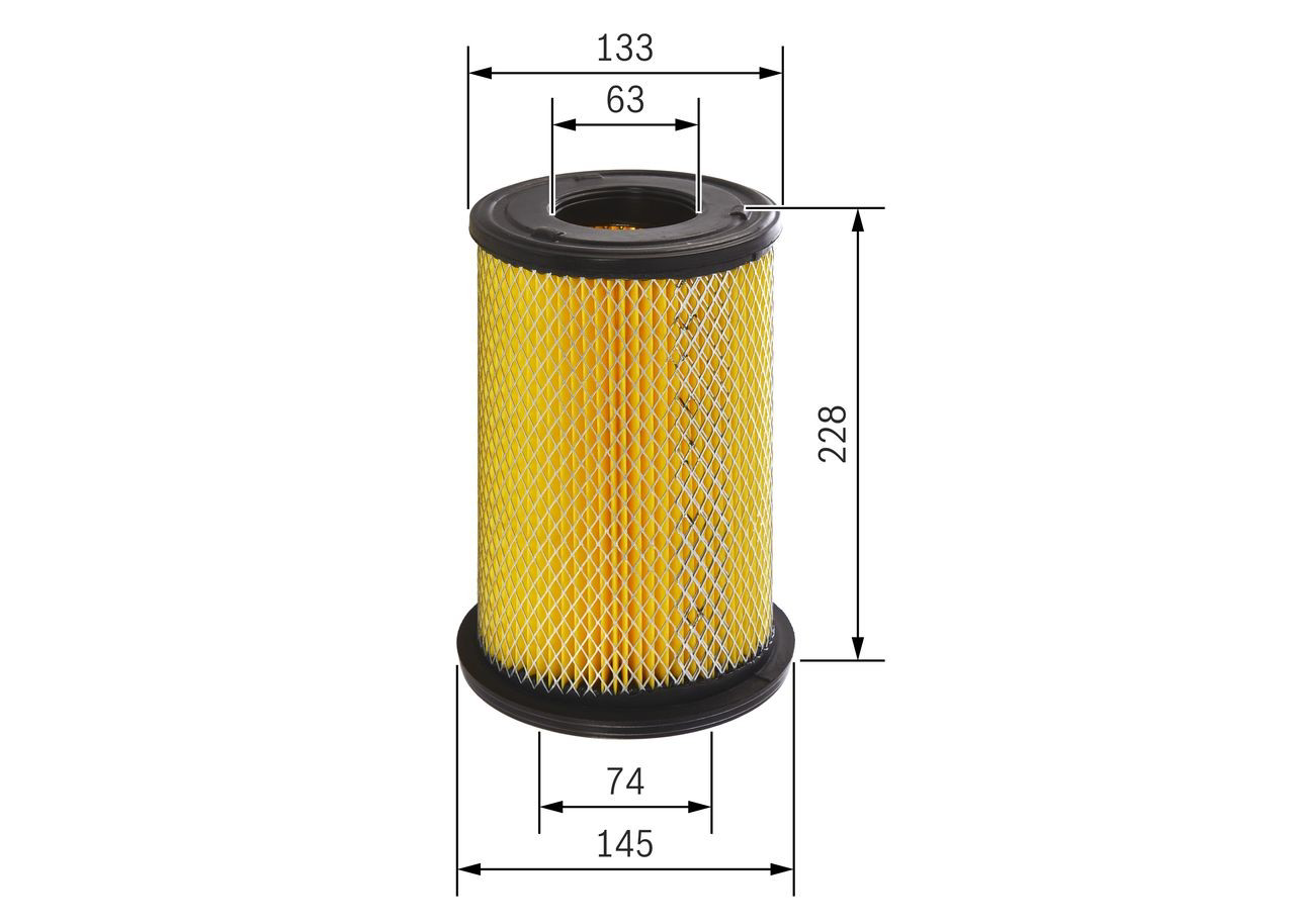 F026400199 Bosch Filtro de ar