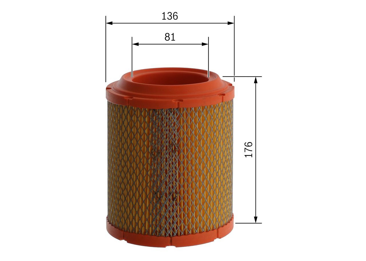 Filtro de ar F026400413 Bosch