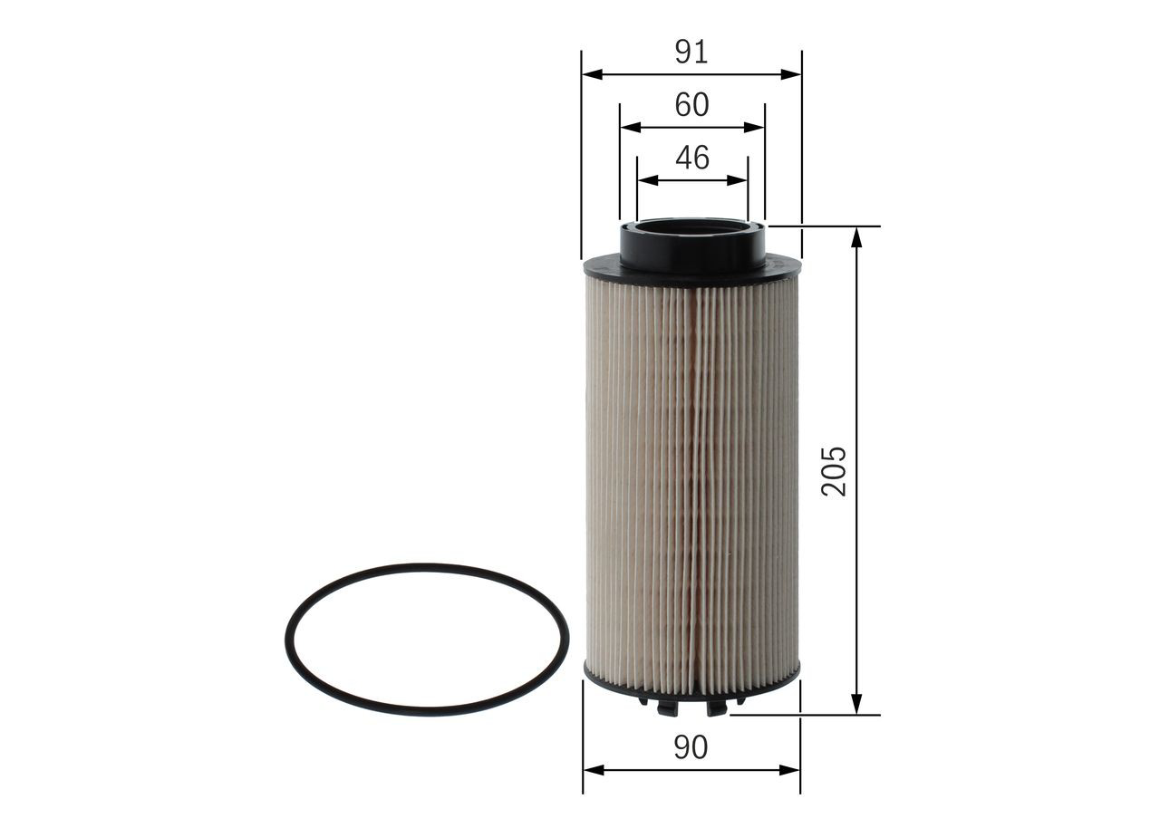 Filtro de combustível Bosch F026402033