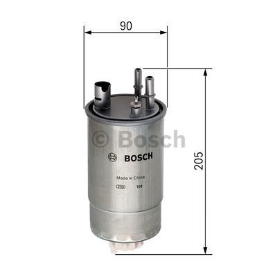 Filtro de combustível Bosch F026402049