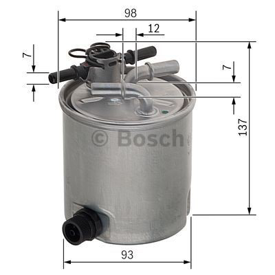 Filtro de combustível Bosch F026402096
