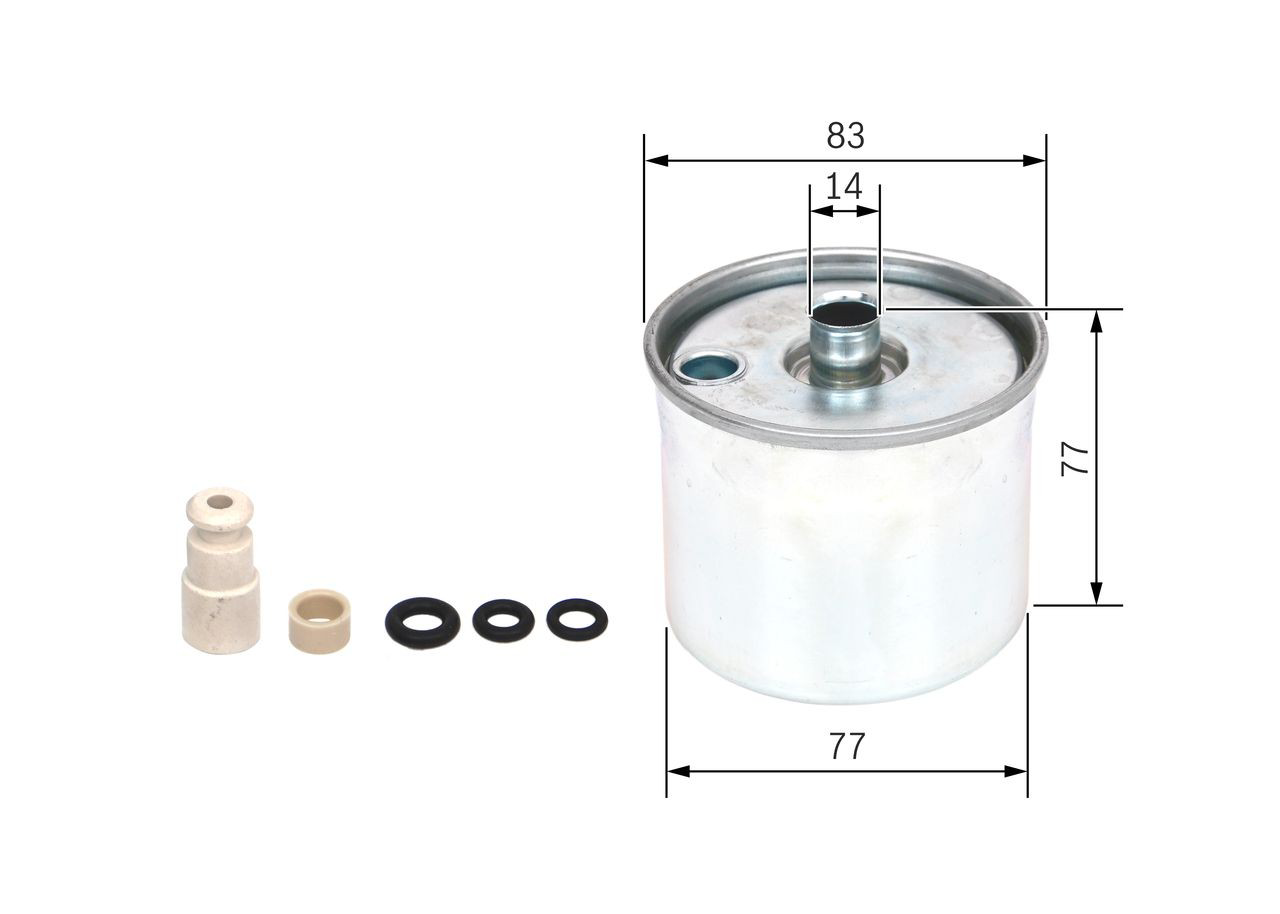 Filtro de combustível F026402116 Bosch
