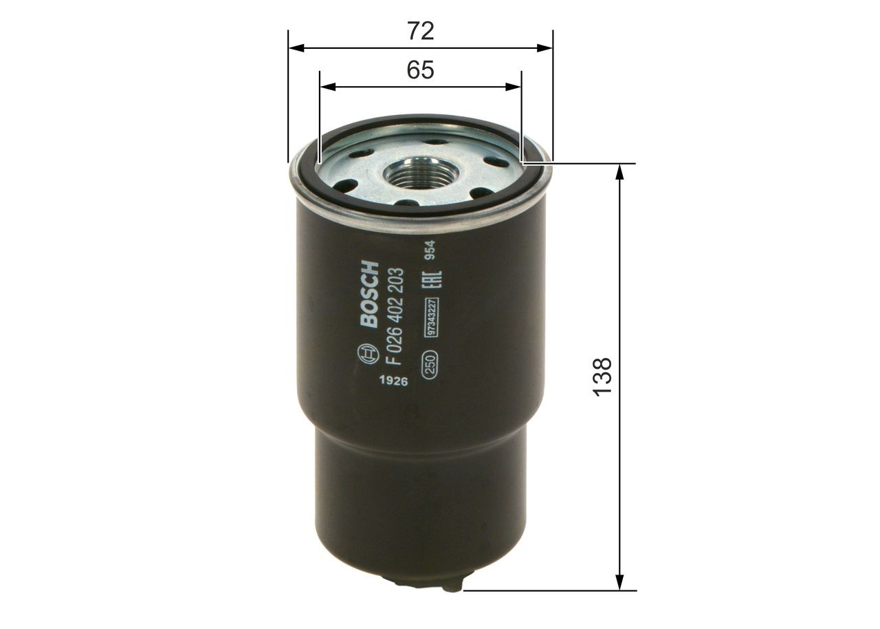Filtro de combustível Bosch F026402203 preço, a partir de 24,75 USD