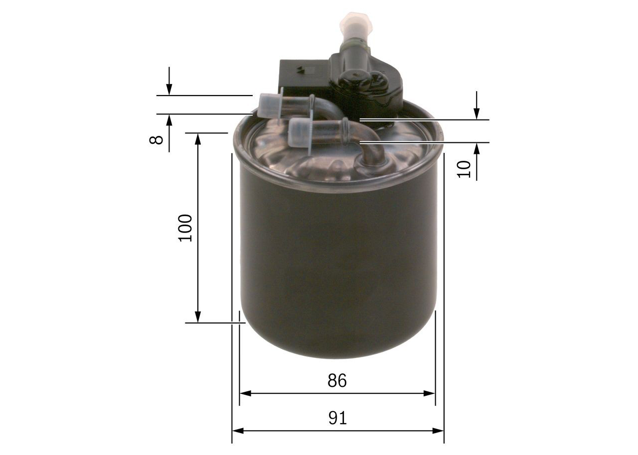 Filtro de combustível F026402837 Bosch