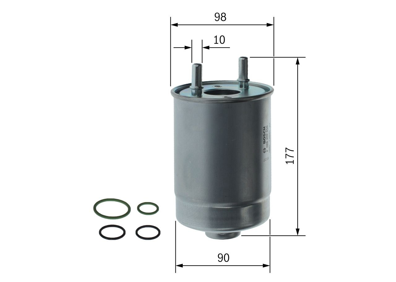 Filtro de combustível Bosch F026402850