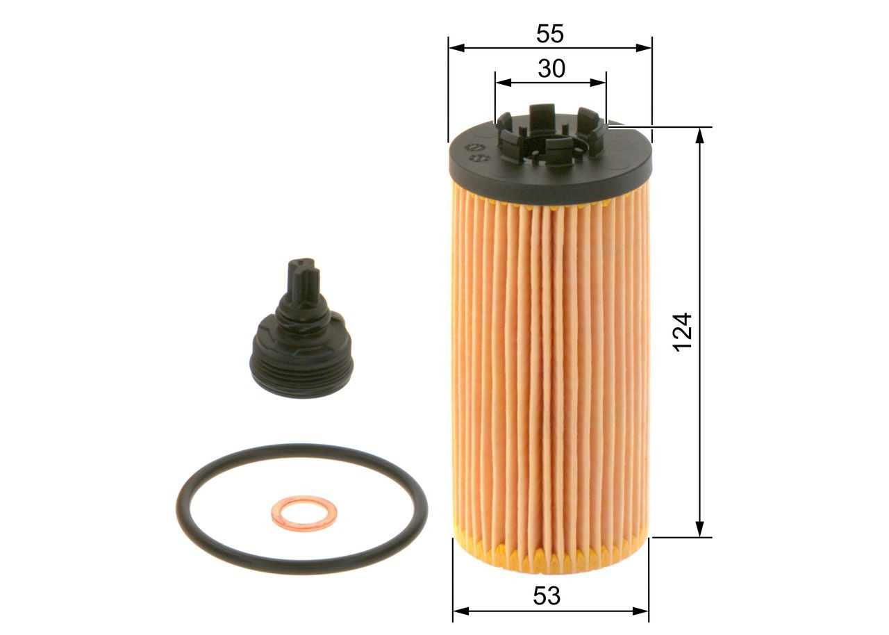 Compre F026407277 Bosch Filtro de óleo