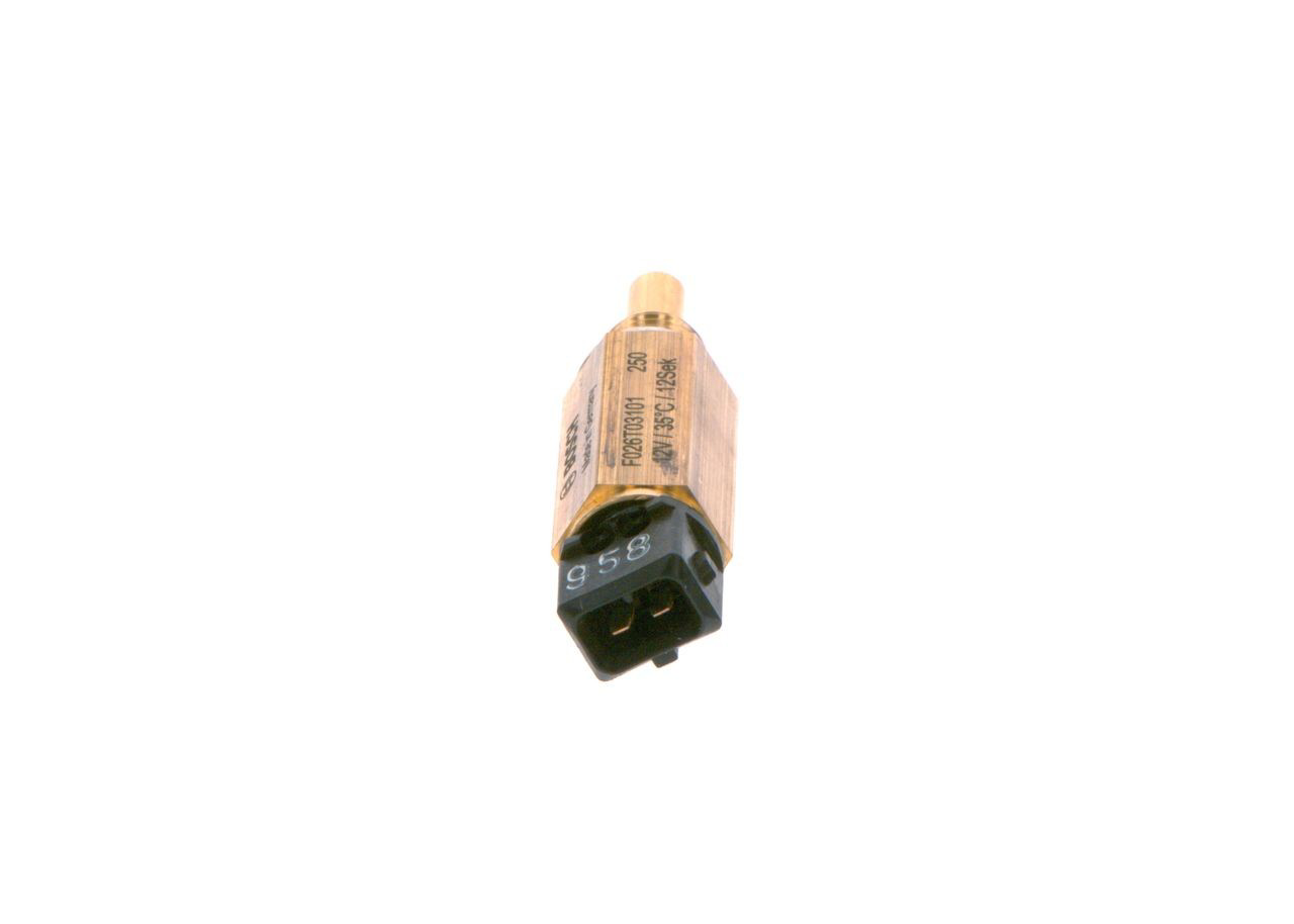 Sensor de temperatura do fluido de esfriamento (de ativação de ventilador do radiador) F026T03101 Bosch