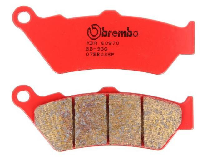 Compre 07BB03SP Brembo Sapatas do freio traseiras de disco