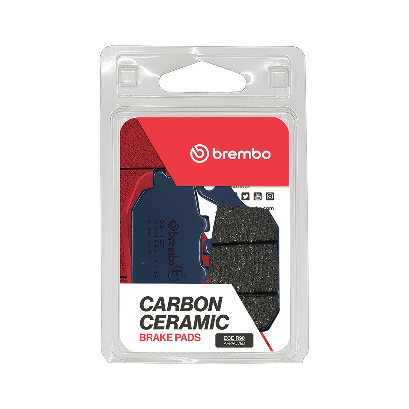 Compre 07HO3607 Brembo Sapatas do freio traseiras de disco