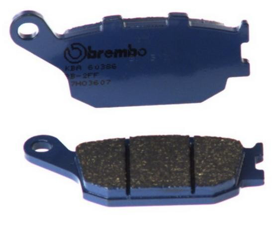 07HO3607 Brembo Sapatas do freio traseiras de disco