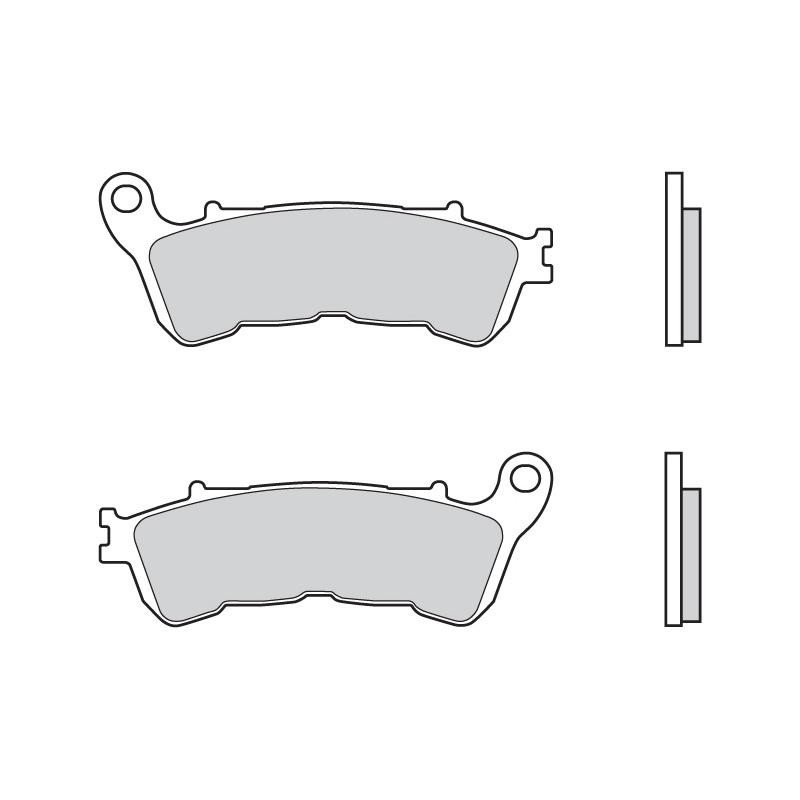 07HO57SA Brembo Sapatas do freio dianteiras de disco