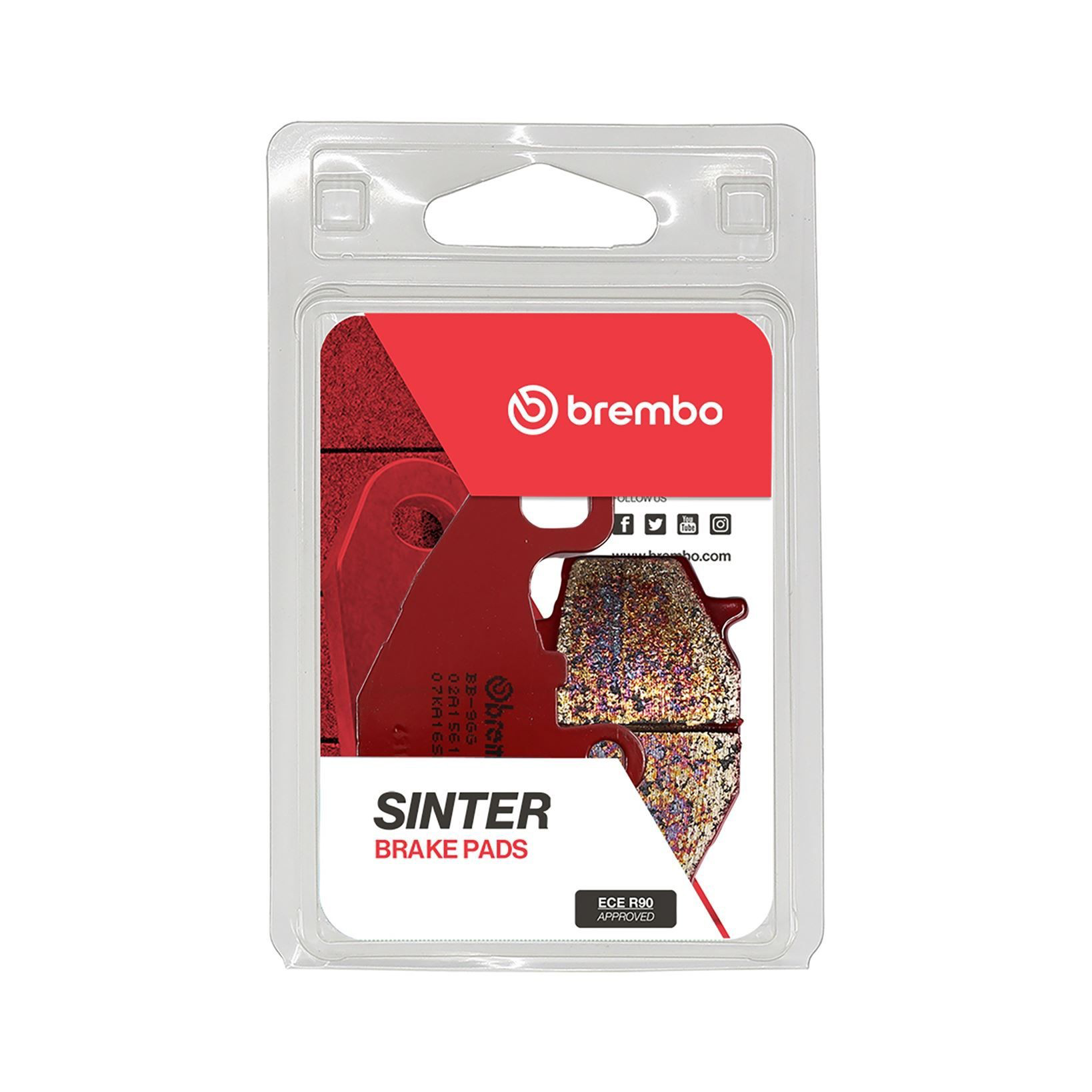 07KA16SP Brembo Sapatas do freio traseiras de disco