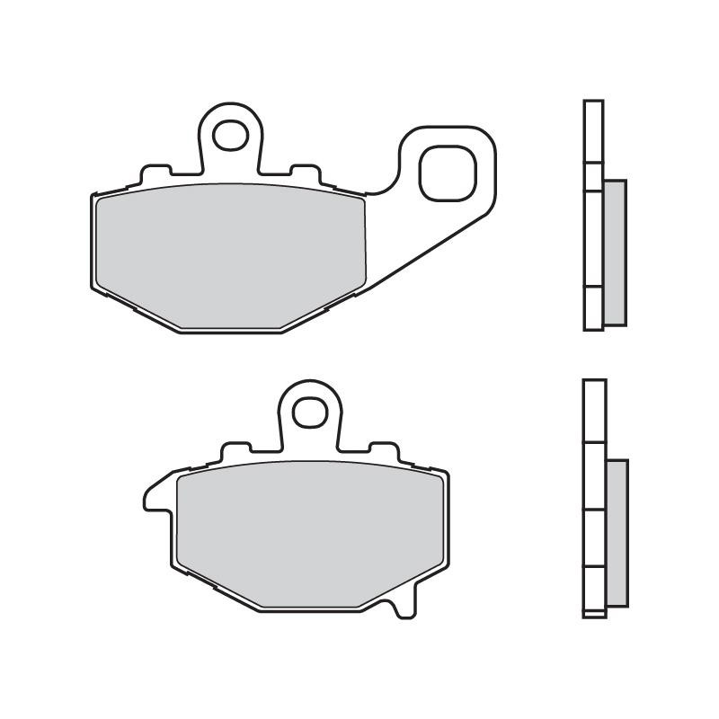 Sapatas do freio traseiras de disco Brembo 07KA16SP preço, a partir de 38,64 USD