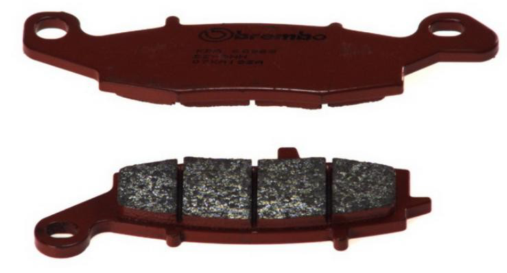 07KA18SA Brembo Sapatas do freio dianteiras de disco