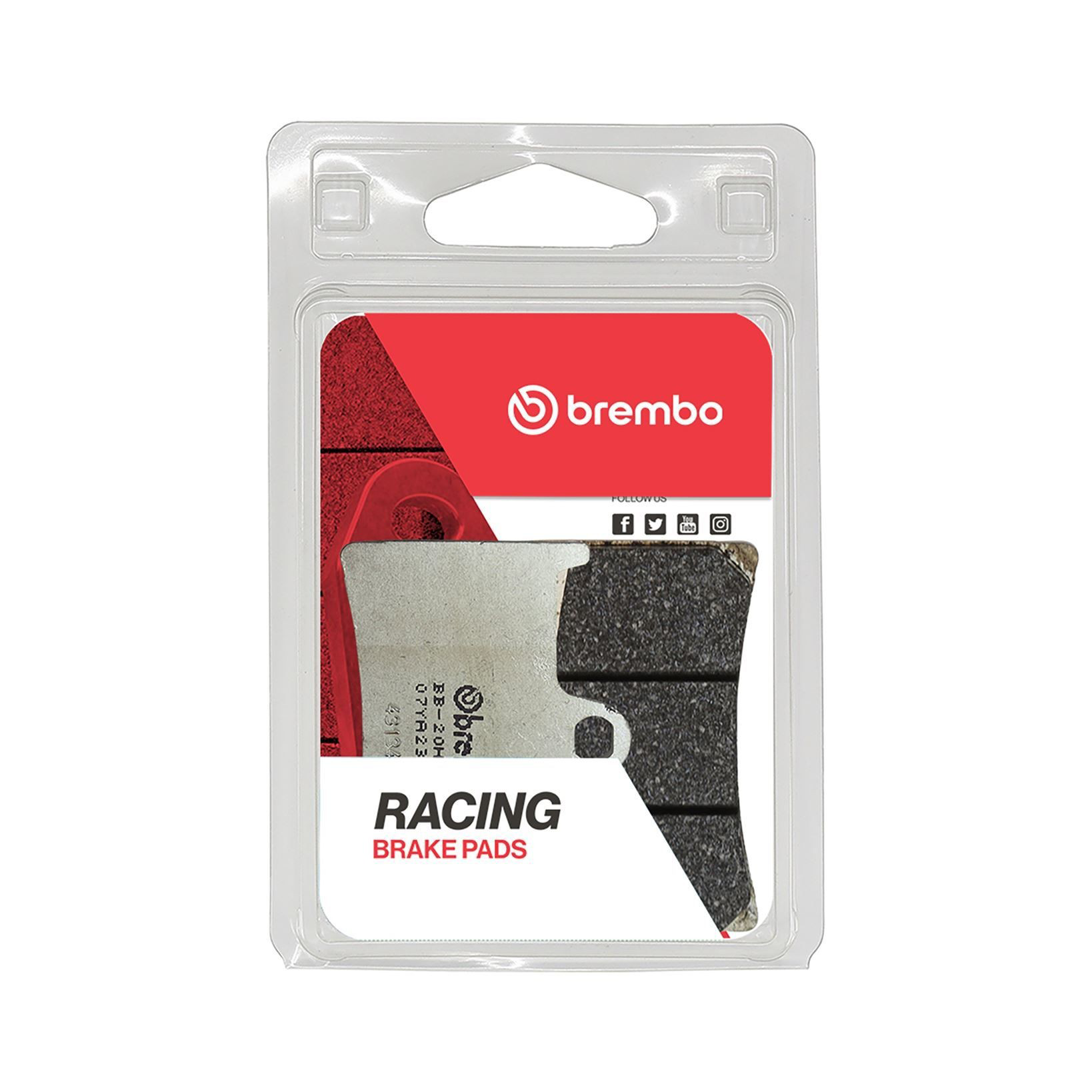 07YA23RC Brembo Sapatas do freio dianteiras de disco