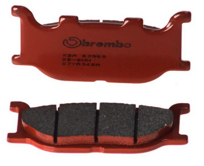 07YA34SA Brembo Sapatas do freio dianteiras de disco