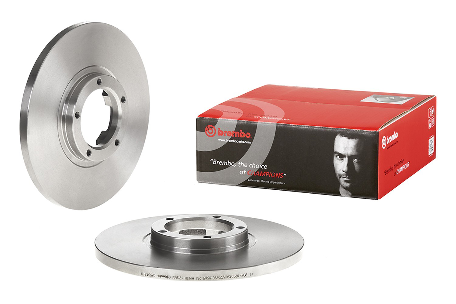 Disco do freio dianteiro 08501310 Brembo