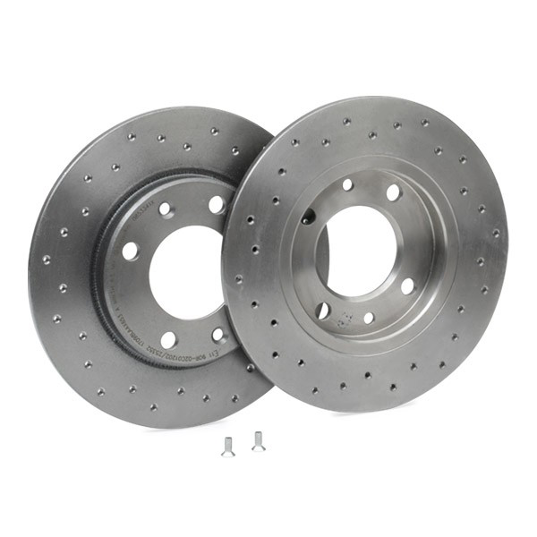 Compre 0853341X Brembo Disco do freio traseiro