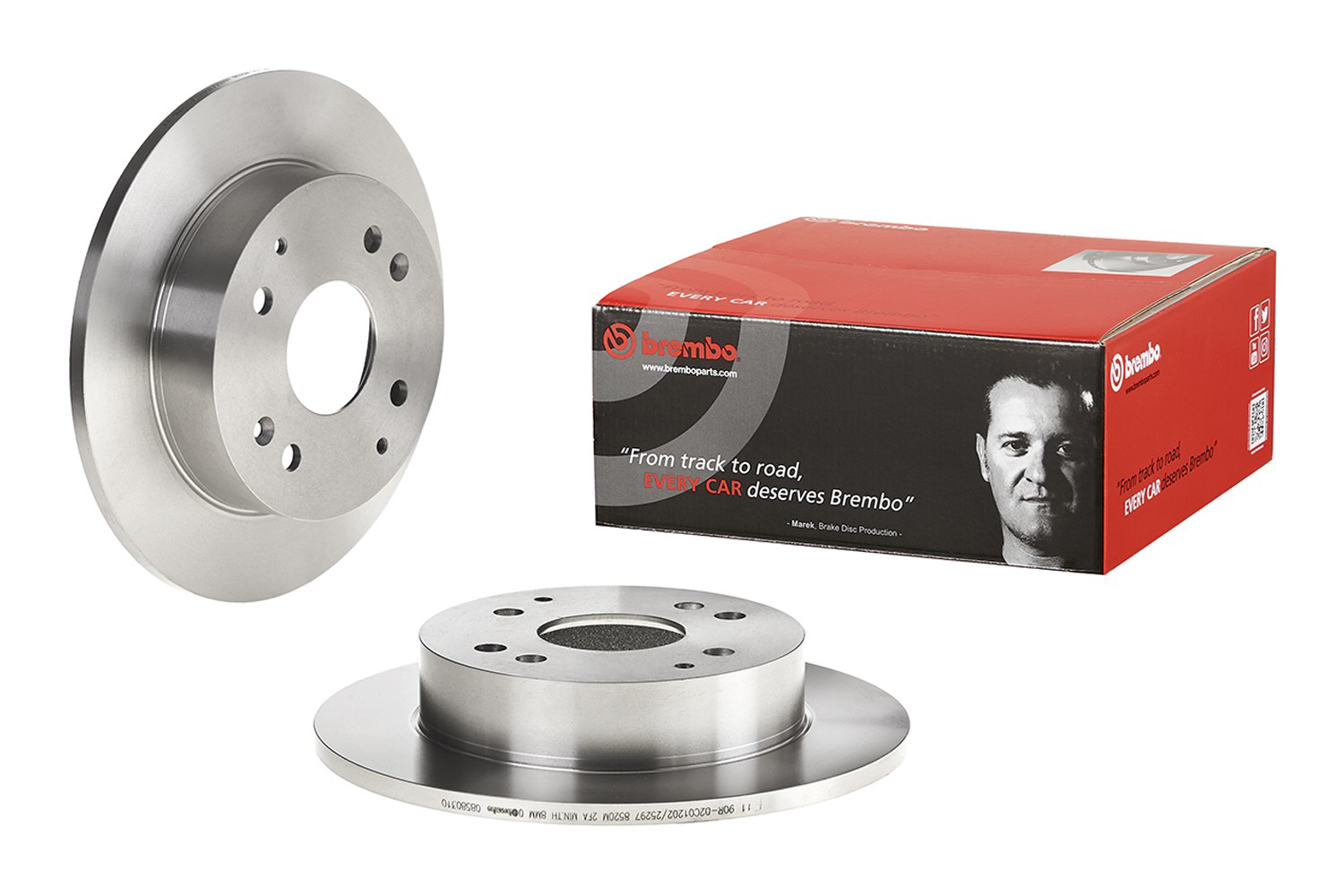 Disco do freio traseiro Brembo 08580310 preço, a partir de 39,07 USD
