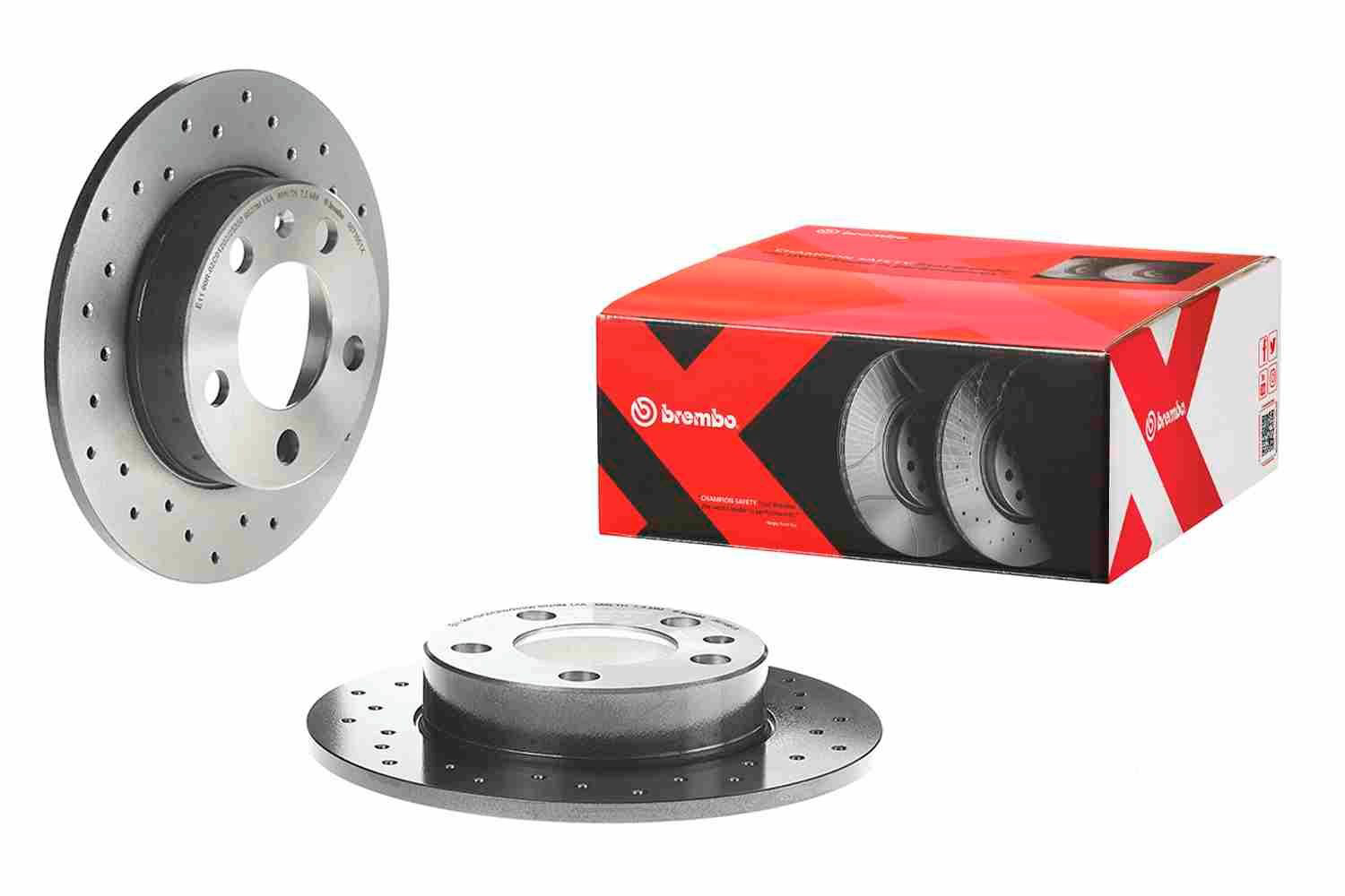 Disco do freio traseiro Brembo 0871651X preço, a partir de 20,10 USD