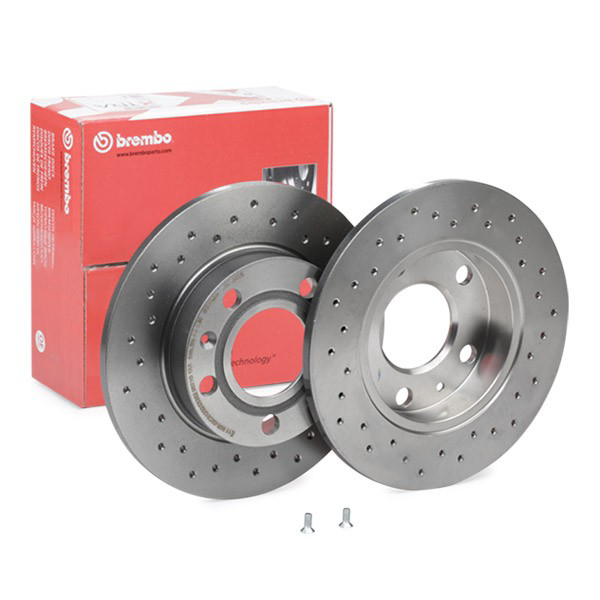 Disco do freio traseiro 0891361X Brembo