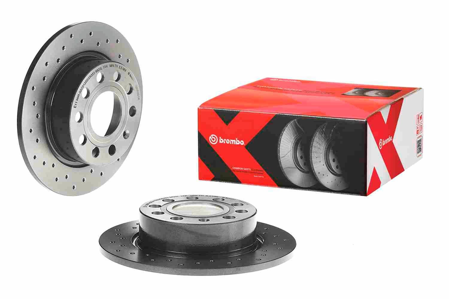 Disco do freio traseiro 0895021X Brembo