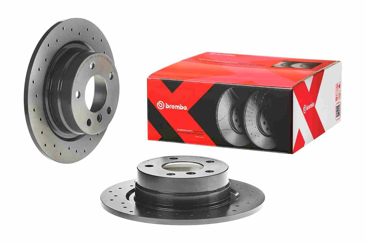 Disco do freio traseiro Brembo 08A2051X preço, a partir de 35,90 USD