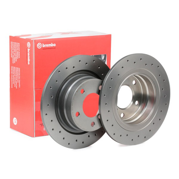 Disco do freio traseiro Brembo 08A2051X