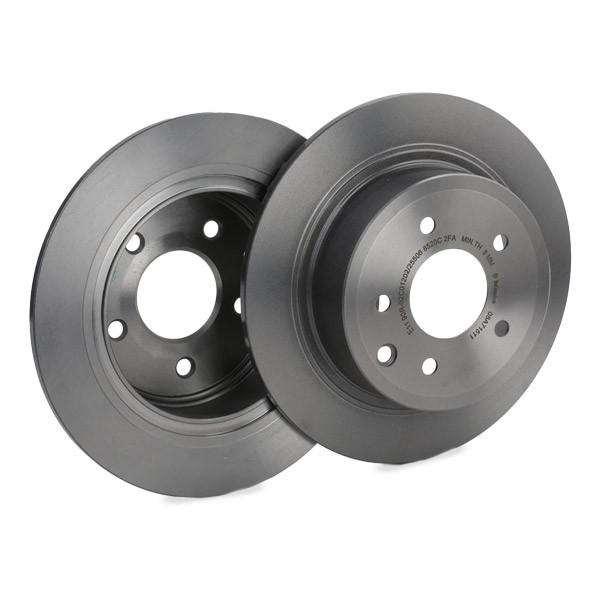 Disco do freio traseiro Brembo 08A71511