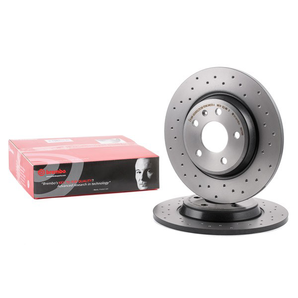 Disco do freio traseiro 08A7591X Brembo
