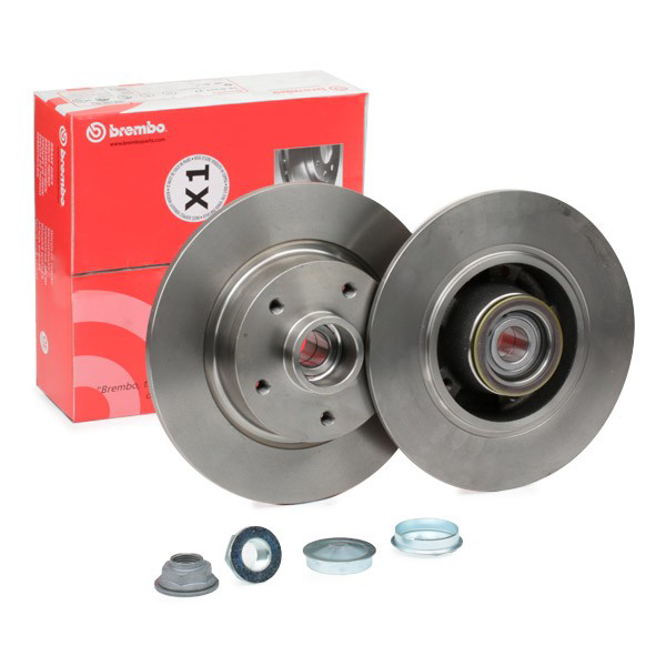 Disco do freio traseiro Brembo 08B39127