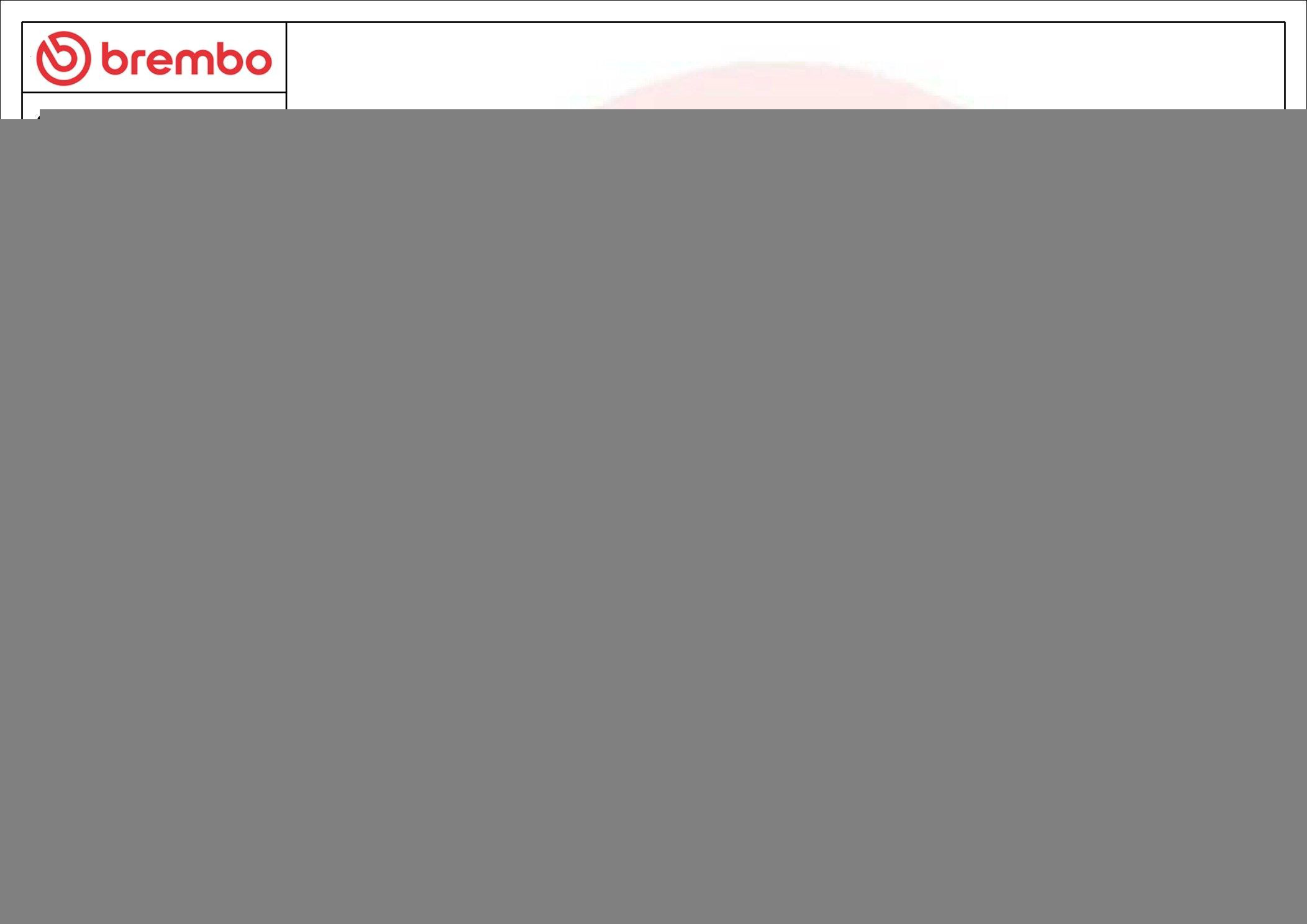 Disco do freio traseiro Brembo 08B39137 preço, a partir de 116,98 USD