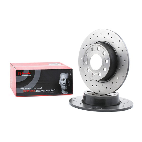 08B4131X Brembo Disco do freio traseiro