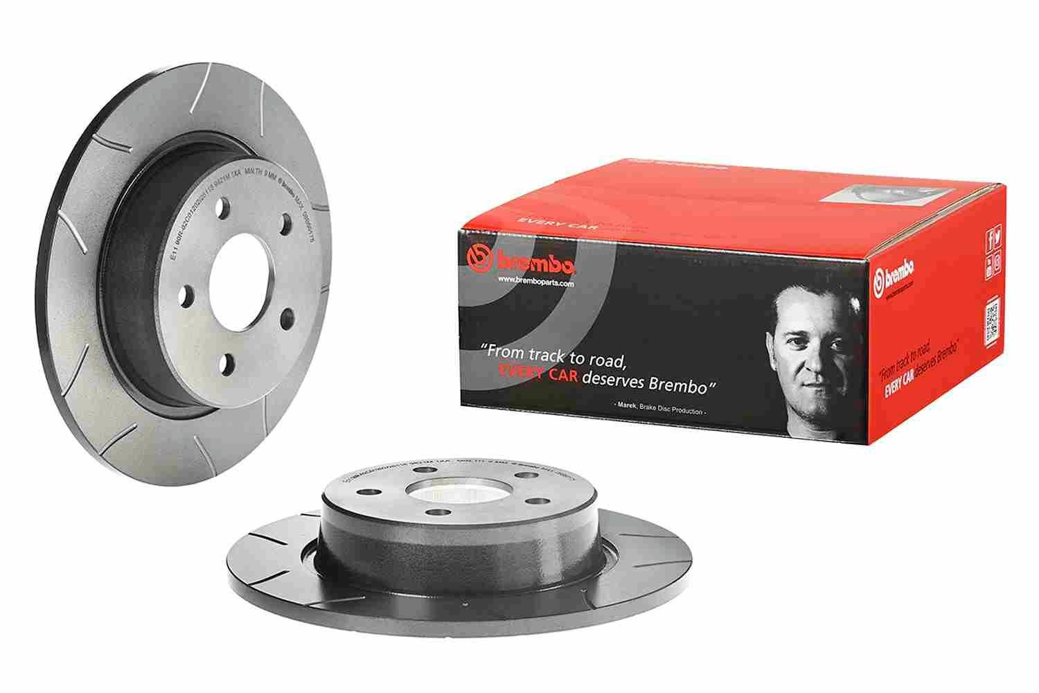 Compre 08B60175 Brembo Disco do freio traseiro